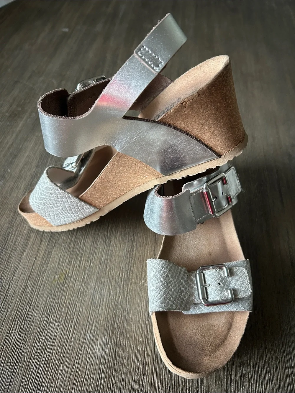 Mephisto Lissandra Slingback Nickel Star/Silver Cuba Metal